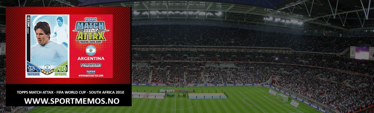 TOPPS MATCH ATTAX - WORLD CUP SOUTH AFRICA 2010