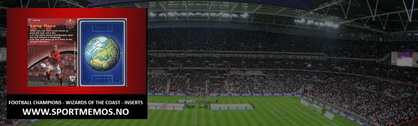 FOOTBALL CHAMPIONS - WIZARDS OF THE COAST - INSERTS