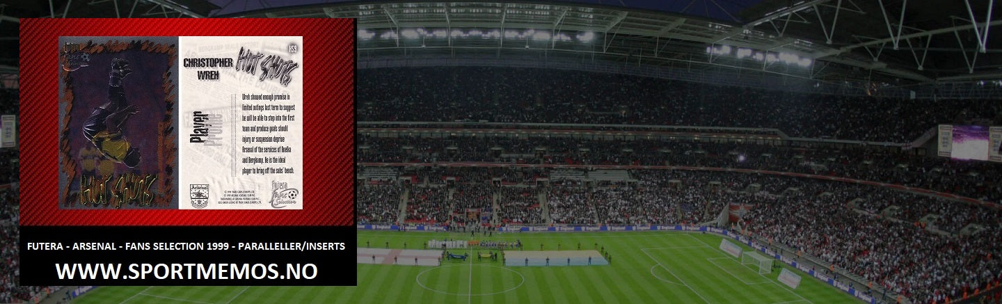FUTERA - ARSENAL - FANS SELECTION 1999 - INSERTS/PARALLELLER