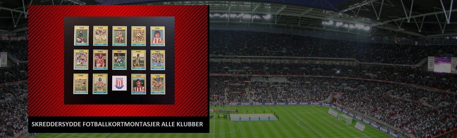 FOTBALLKORTMONTASJER AV FORSKJELLIGE KLUBBER