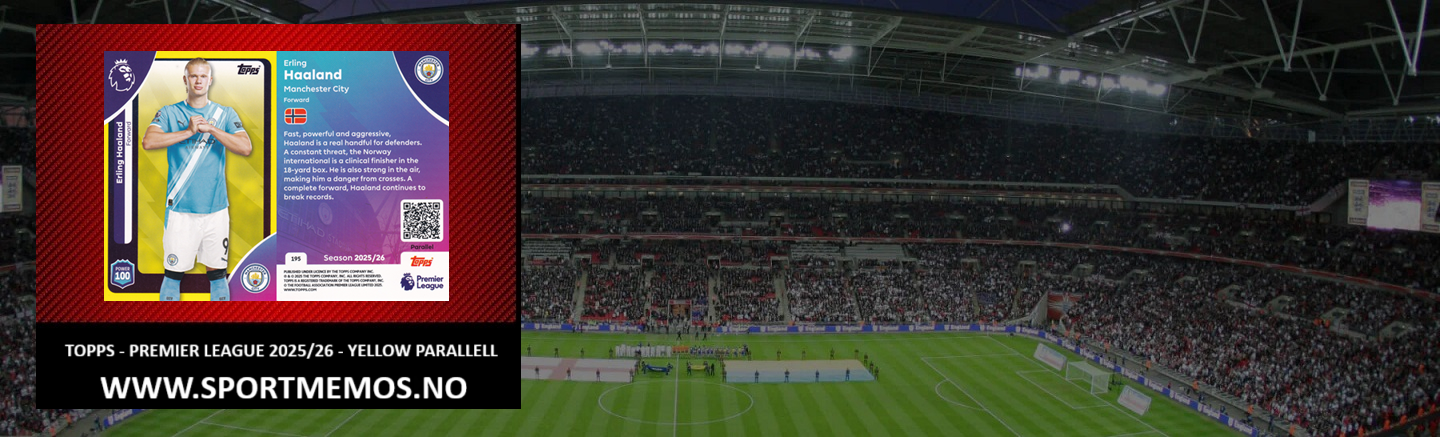 TOPPS PREMIER LEAGUE 2025/26 - YELLOW PARALLELL