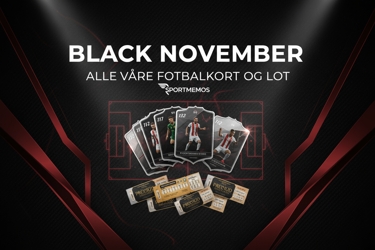 FOTBALLKORT OG FOTBALLKORT LOT - BLACK NOVEMBER 2026
