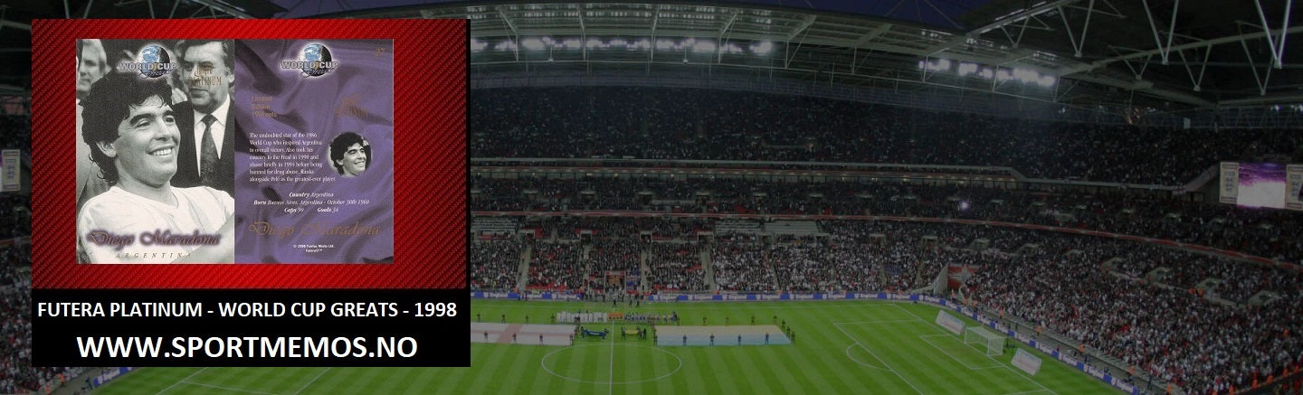FUTERA PLATINUM - WORLD CUP GREATS - 1998