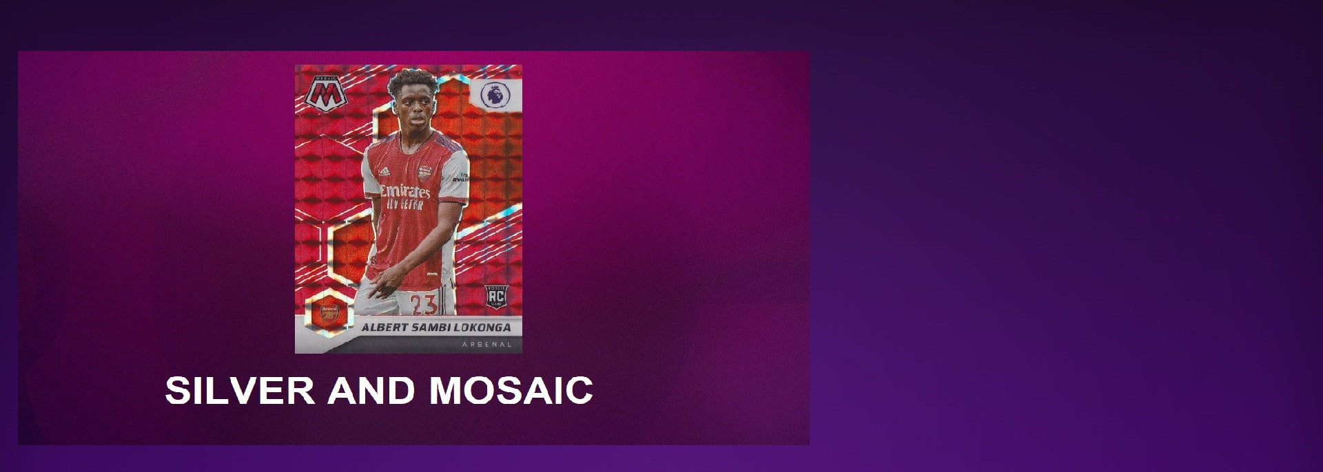 PANINI MOSAIC - PREMIER LEAGUE 2021/22 - SILVER AND MOSAIC