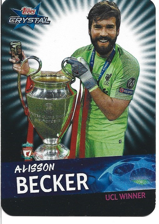 000. LIVERPOOL CHAMPIONS LEAGUE WINNER 2018/19 - TOPPS CRYSTAL