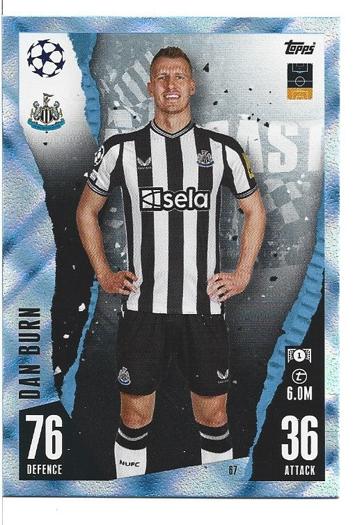 067. DAN BURN - NEWCASTLE UNITED - CRYSTAL