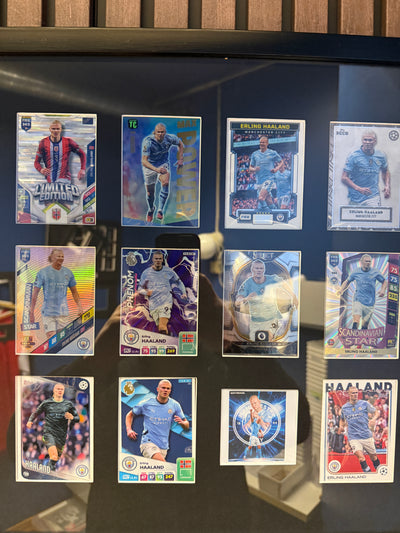 ERLING BRAUT HAALAND - FOTBALLKORTMONTAGE - NORGE X MANCHESTER CITY - FERDIG INNRAMMET