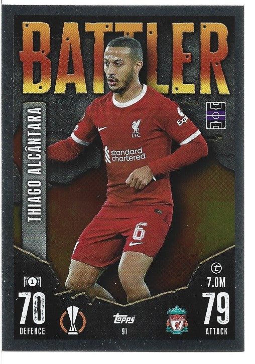 091. THIAGO ALCANTARA - LIVERPOOL - BATTLER