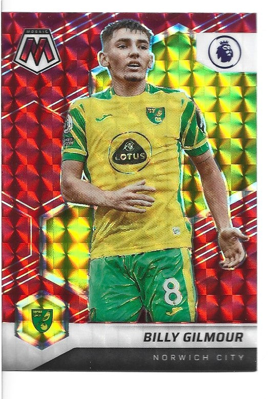 092. Billy Gilmour - Norwich City - RED MOSAIC