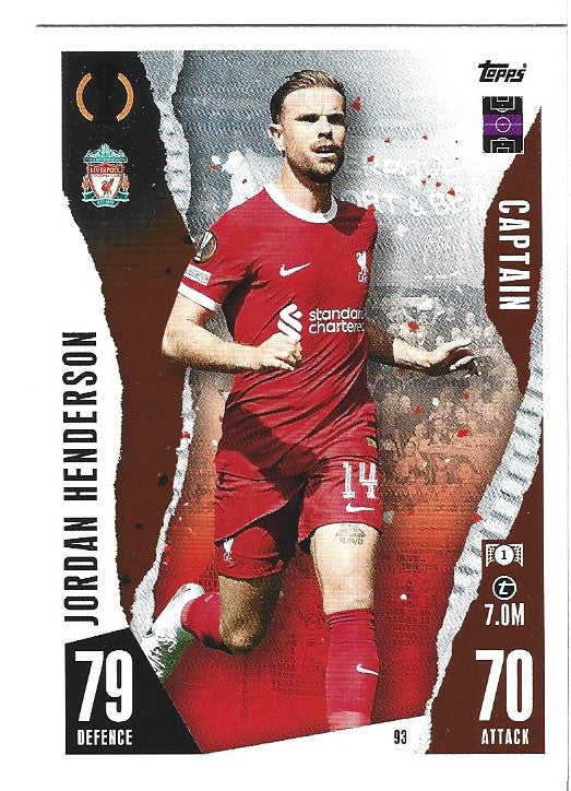 093. JORDAN HENDERSON - LIVERPOOL - CAPTAIN