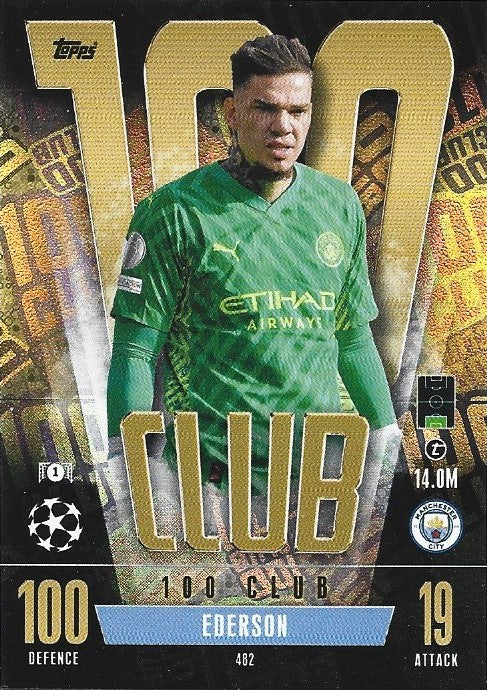 482. EDERSON - MANCHESTER CITY - 100 CLUB