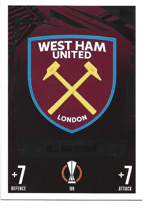 100.  Club Badge - West Ham United