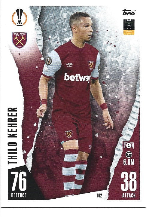 102.  Thilo Kehrer  - West Ham United