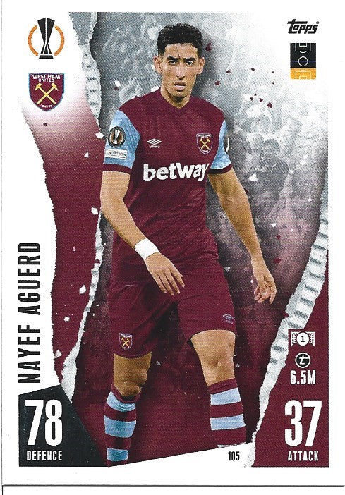 105.  Nayef Aguerd  - West Ham United