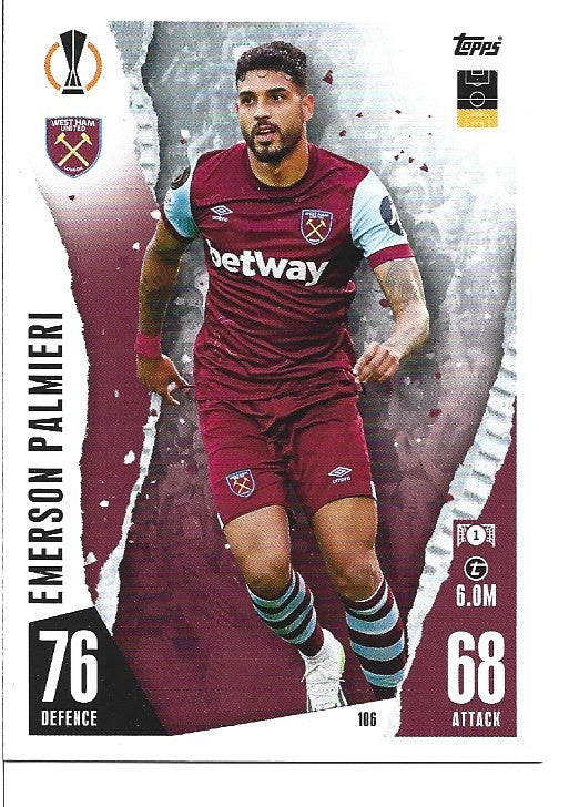106.  Emerson Palmieri  - West Ham United