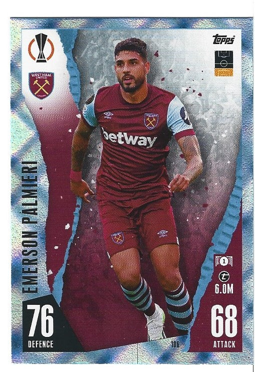 106. EMERSON PALMER - WEST HAM UNITED - CRYSTAL