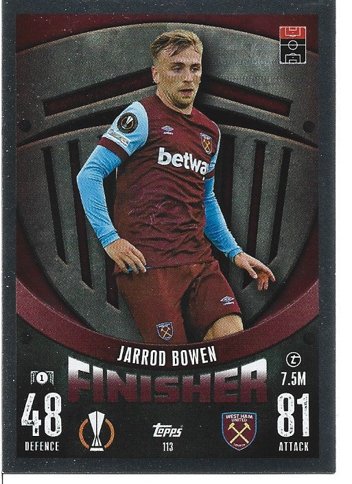 113.  Jarrod Bowen - West Ham United -  Finisher