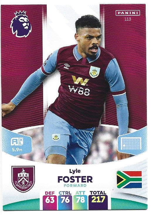 113.  Lyle Foster - Burnley