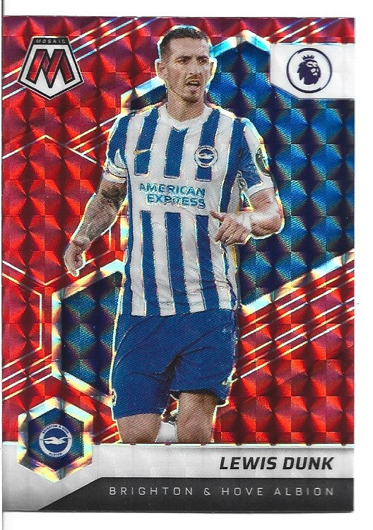 116. Lewis Dunk - Brighton & Hove Albion -  RED MOSAIC
