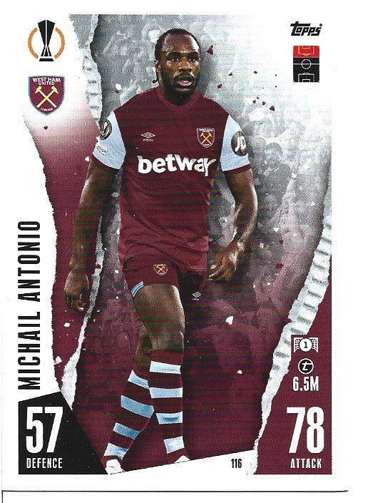 116.  Michail Antonio  - West Ham United