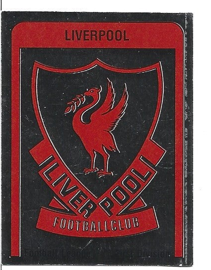 118.  LIVERPOOL - CLUB BADGE - SILVER FOIL
