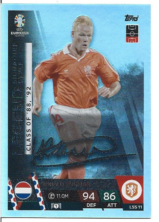 LSS.011 - RONALD KOEMAN - NETHERLANDS - LEGEND SIGNATURE STYLE