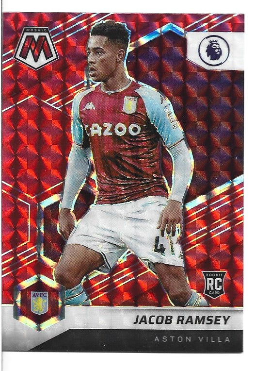 126. Jacob Ramsey - Aston Villa - RED MOSAIC - ROOKIE