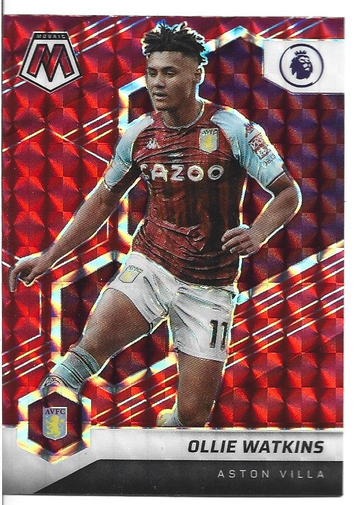 129. Ollie Watkins - Aston Villa - RED MOSAIC