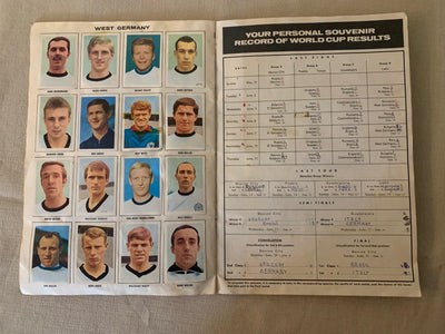 FKS WORLD CUP SOCCER STARS MEXICO 1970 - KOMPLETT ALBUM