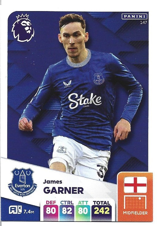147. JAMES GARNER - EVERTON