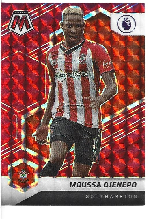 157. Moussa Djenepo - Southampton - RED MOSAIC