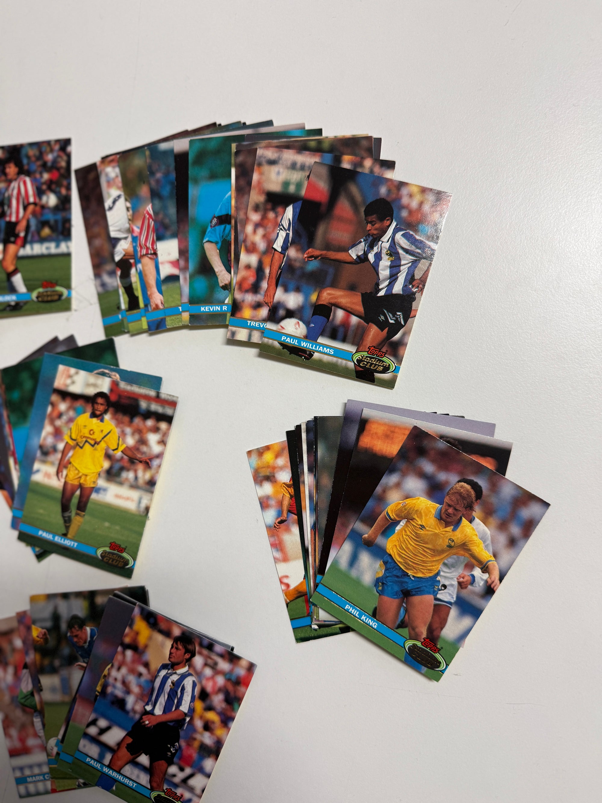 TOPPS STADIUM CLUB 1992/93 - LOT - PERFEKT START FOR DIN PERSONLIGE SAMLING
