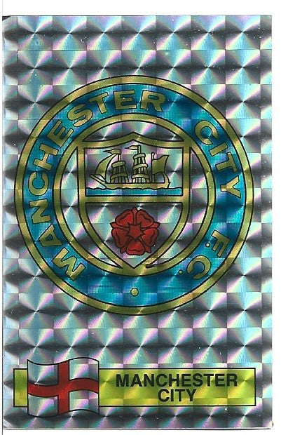 167. MANCHESTER CITY - CLUB BADGE - SILVER FOIL