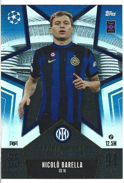 SS 16 - NICOLO BARELLA - INTER MILAN - STADIUM STARS - LIMITED EDITION