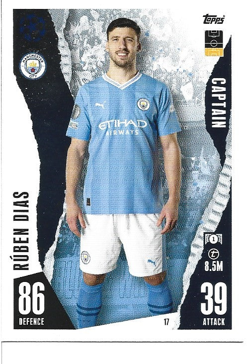 017.  Rúben Dias  - Manchester City -  Captain