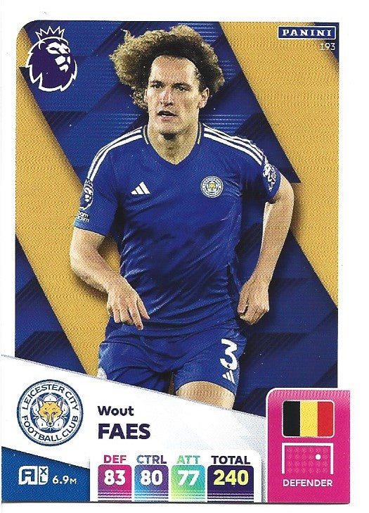 193. WOUT FAES - LEICESTER CITY