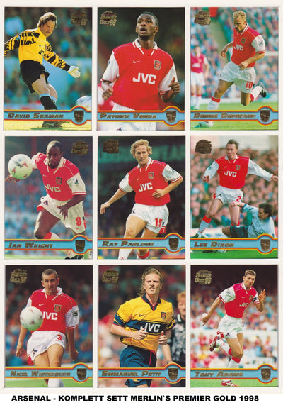 ARSENAL - LAGSETT LOT - PREMIER GOLD - 5 ÅRGANGER