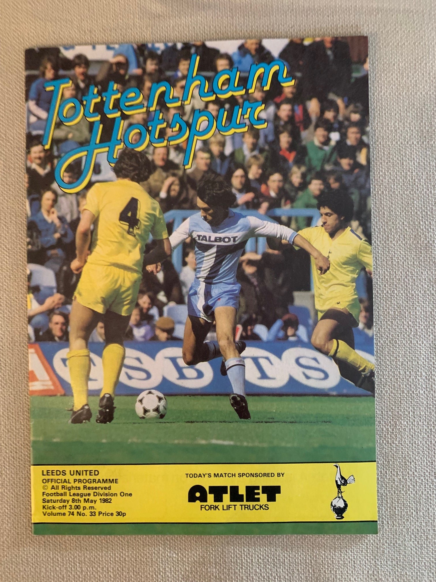 1982-08.05 - TOTTENHAM HOTSPUR VS LEEDS UNITED