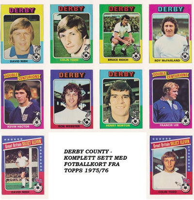 DERBY COUNTY - "VINTAGE-LOT" - 3X TOPPS