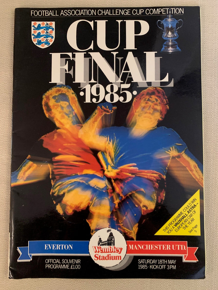 MANCHESTER UNITED - 1985-18.05 - MANCHESTER UNITED VS EVERTON - FA-CUP FINAL 1985