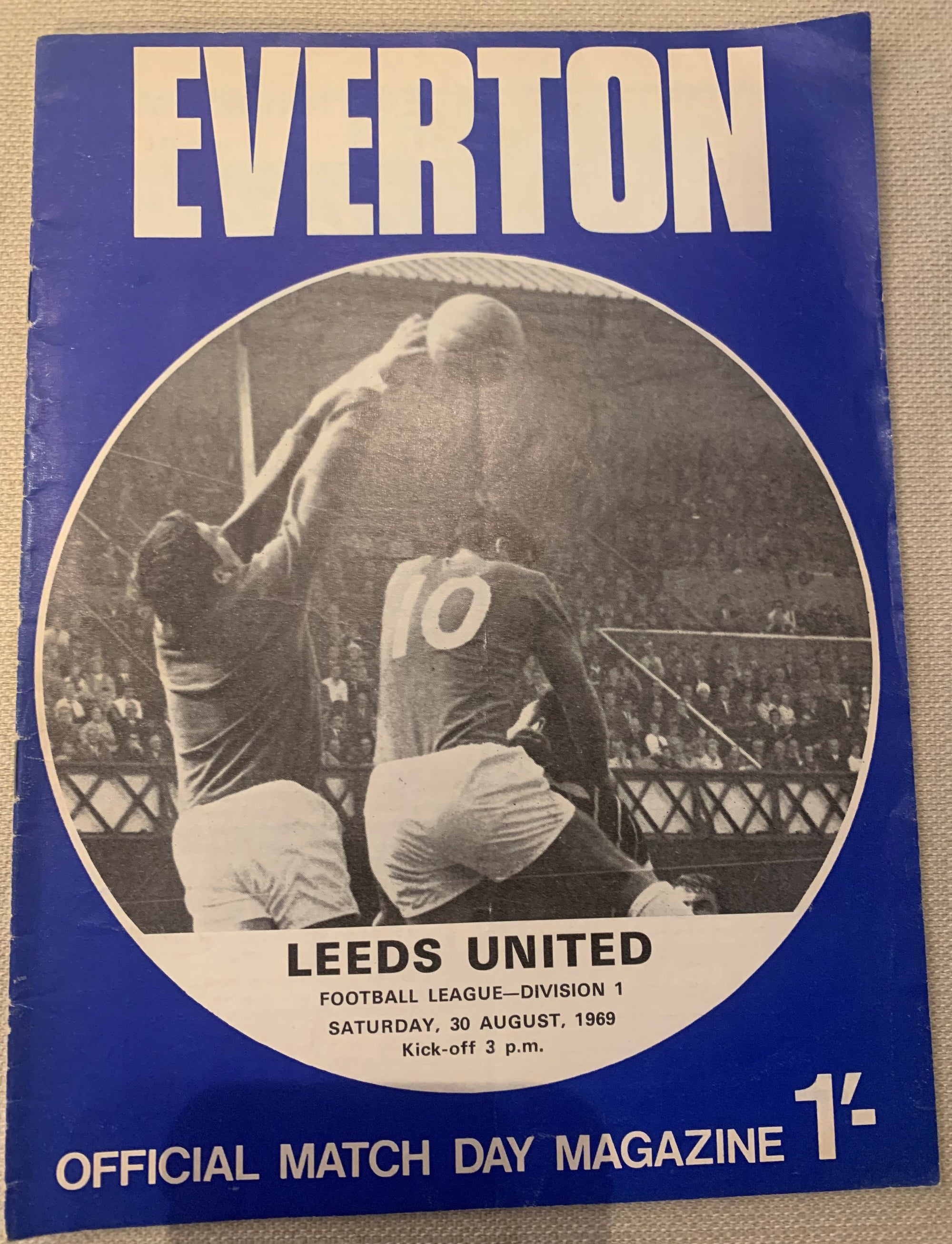 1969- 30.08 - EVERTON VS LEEDS UNITED