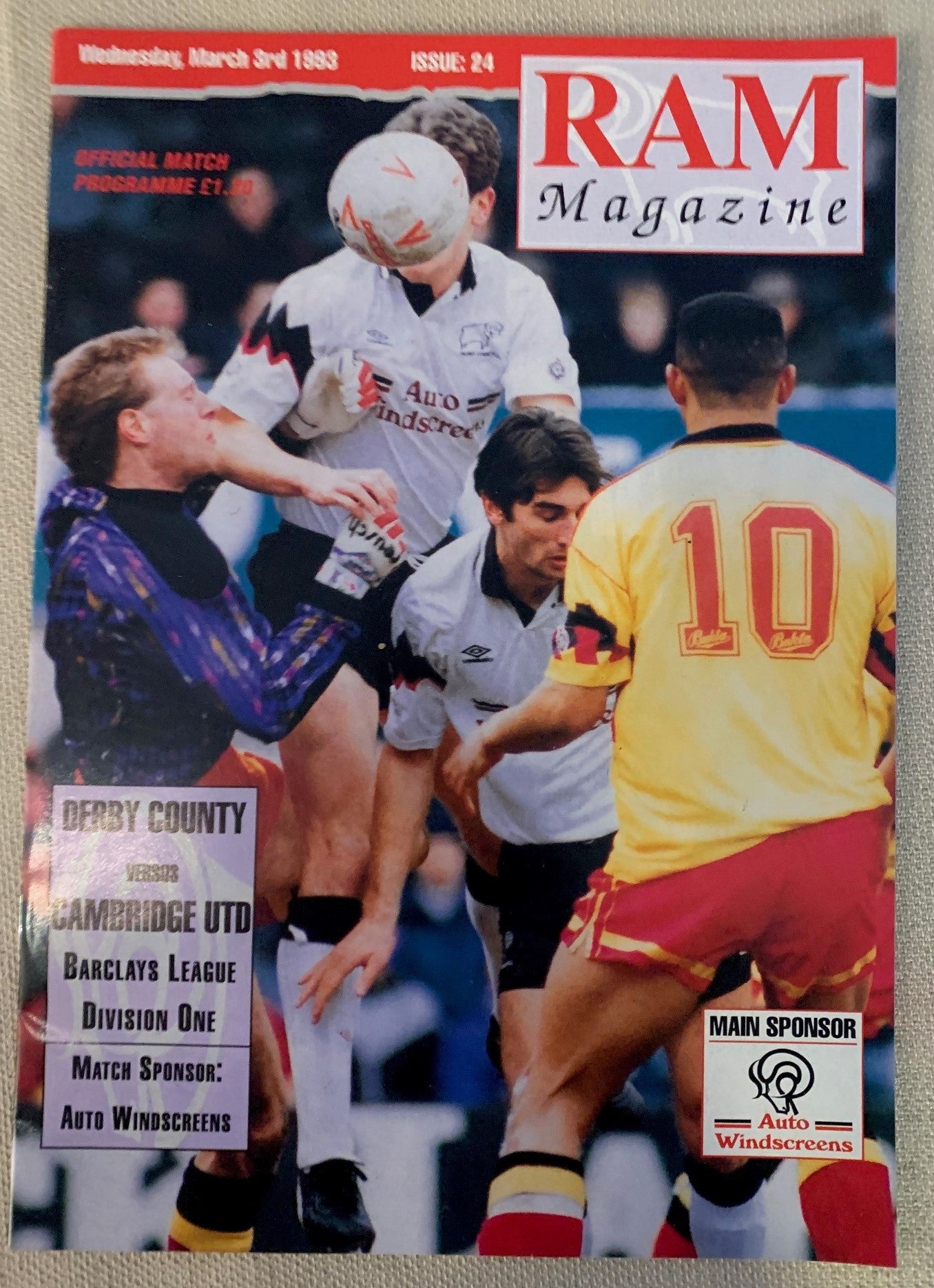 1993-03.03 - DERBY COUNTY VS CAMBRIDGE