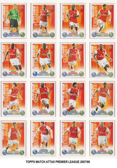 ARSENAL - LAGSETT "SUPERLOT" - MATCH ATTAX - 9 LAGSETT