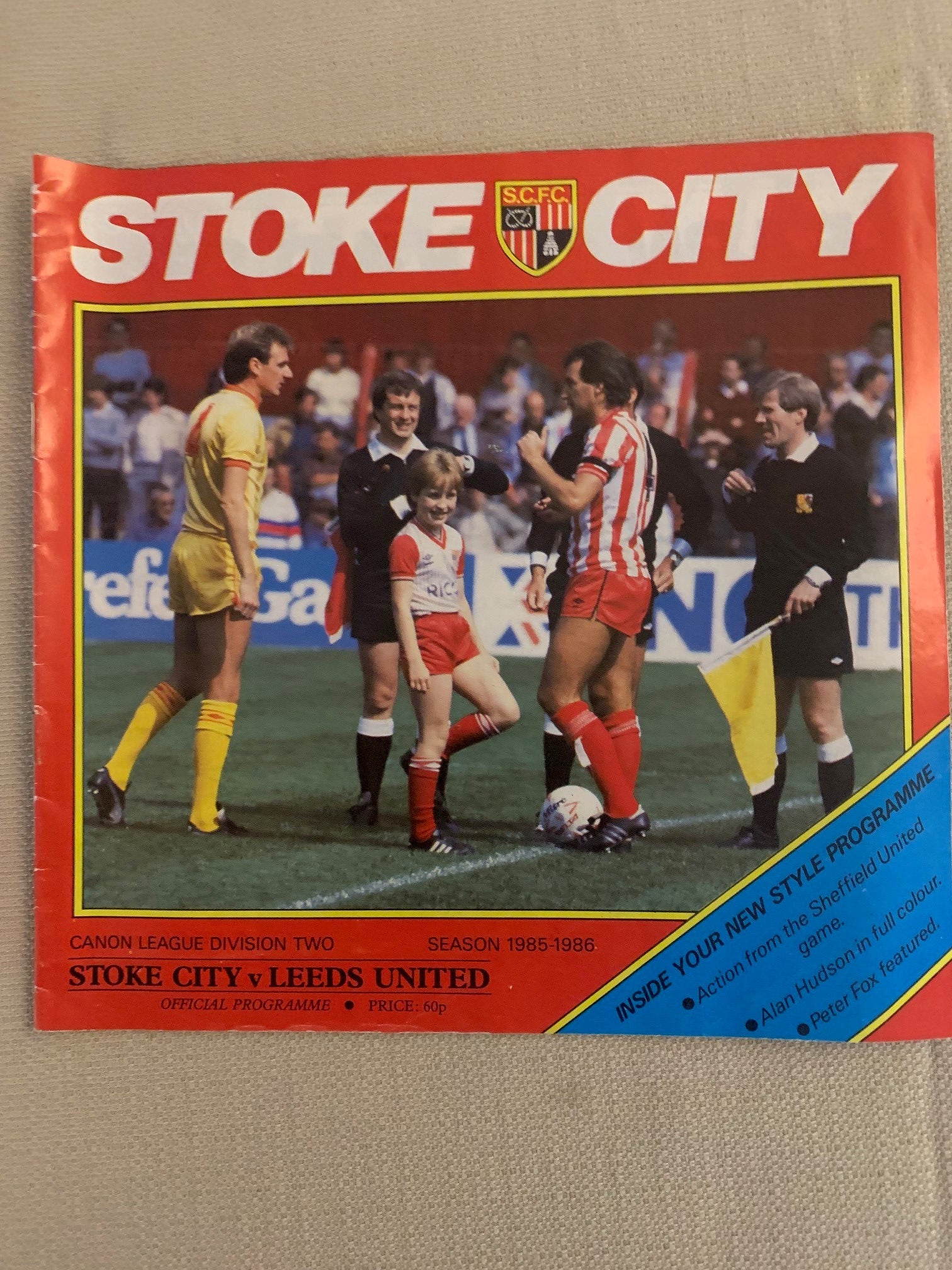 1985-07.12 - STOKE CITY VS LEEDS UNITED