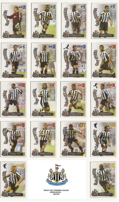 NEWCASTLE UNITED - LOT - SHOOT OUT - 4