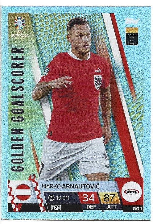 GG.001 - MARKO ARNAUTOVIC - AUSTRIA - GOLDEN GOALSCORER