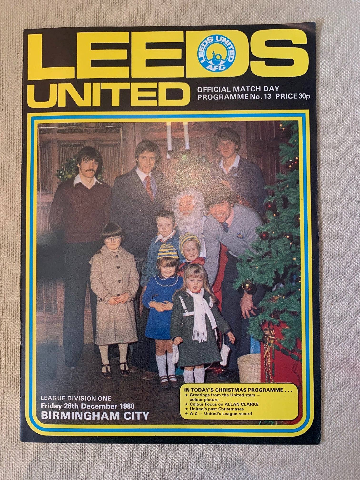 1980-26.12 - LEEDS UNITED VS BIRMINGHAM CITY