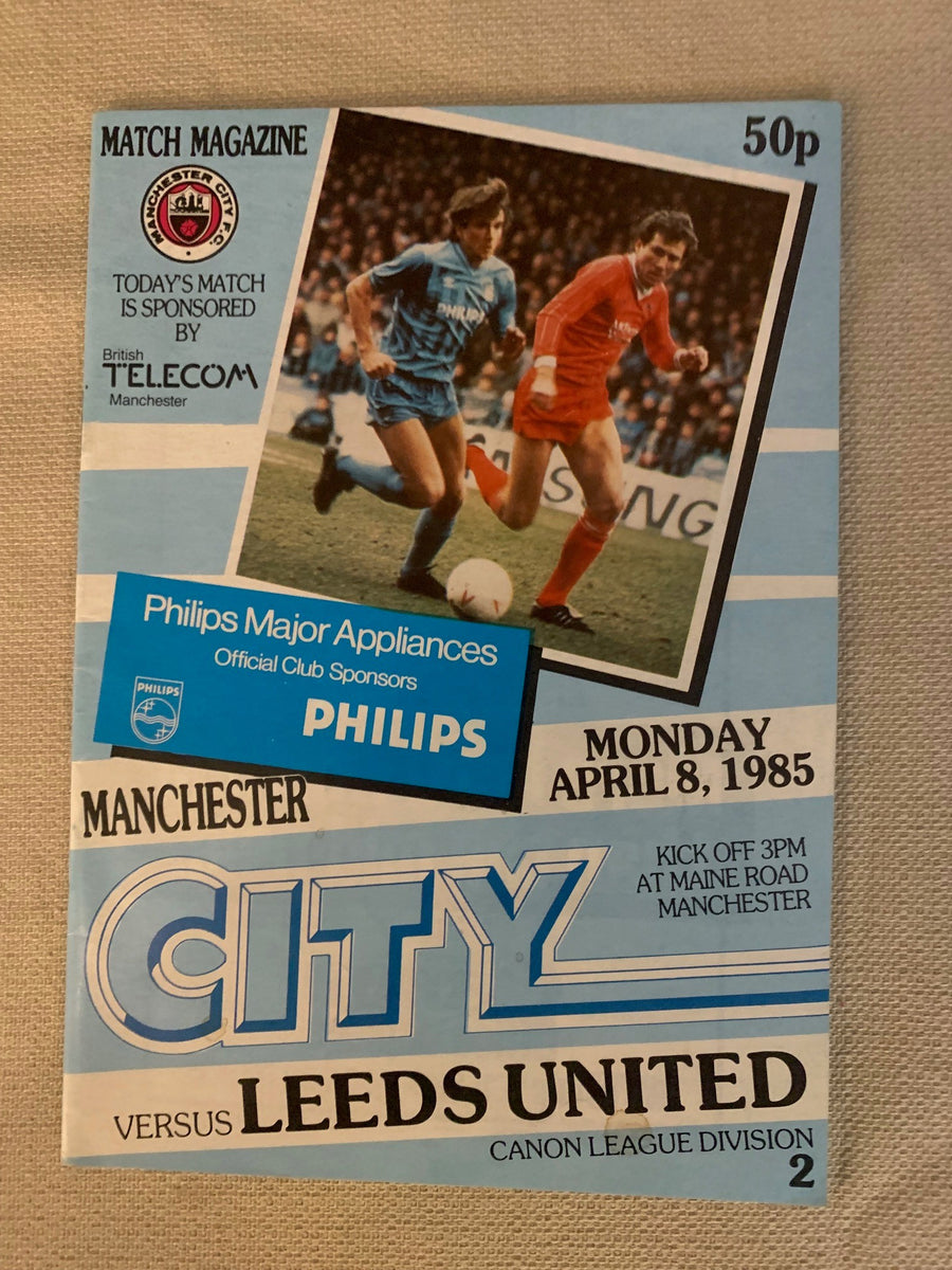 1985-08.04 - MANCHESTER CITY VS LEEDS UNITED