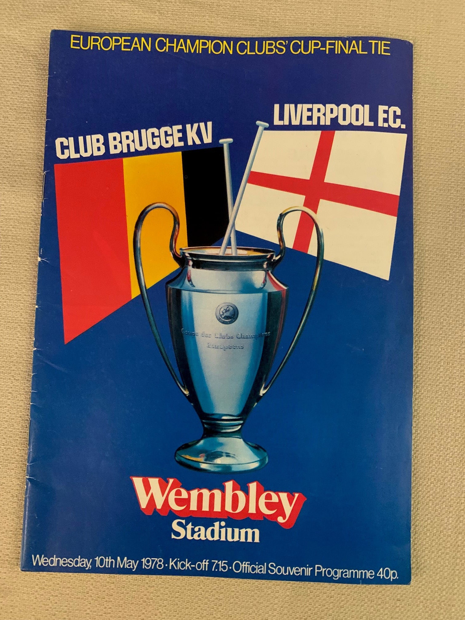 LIVERPOOL - 1978-10.05 - CLUB BRUGGE VS - LIVERPOOL - UEFA-CUP FINAL