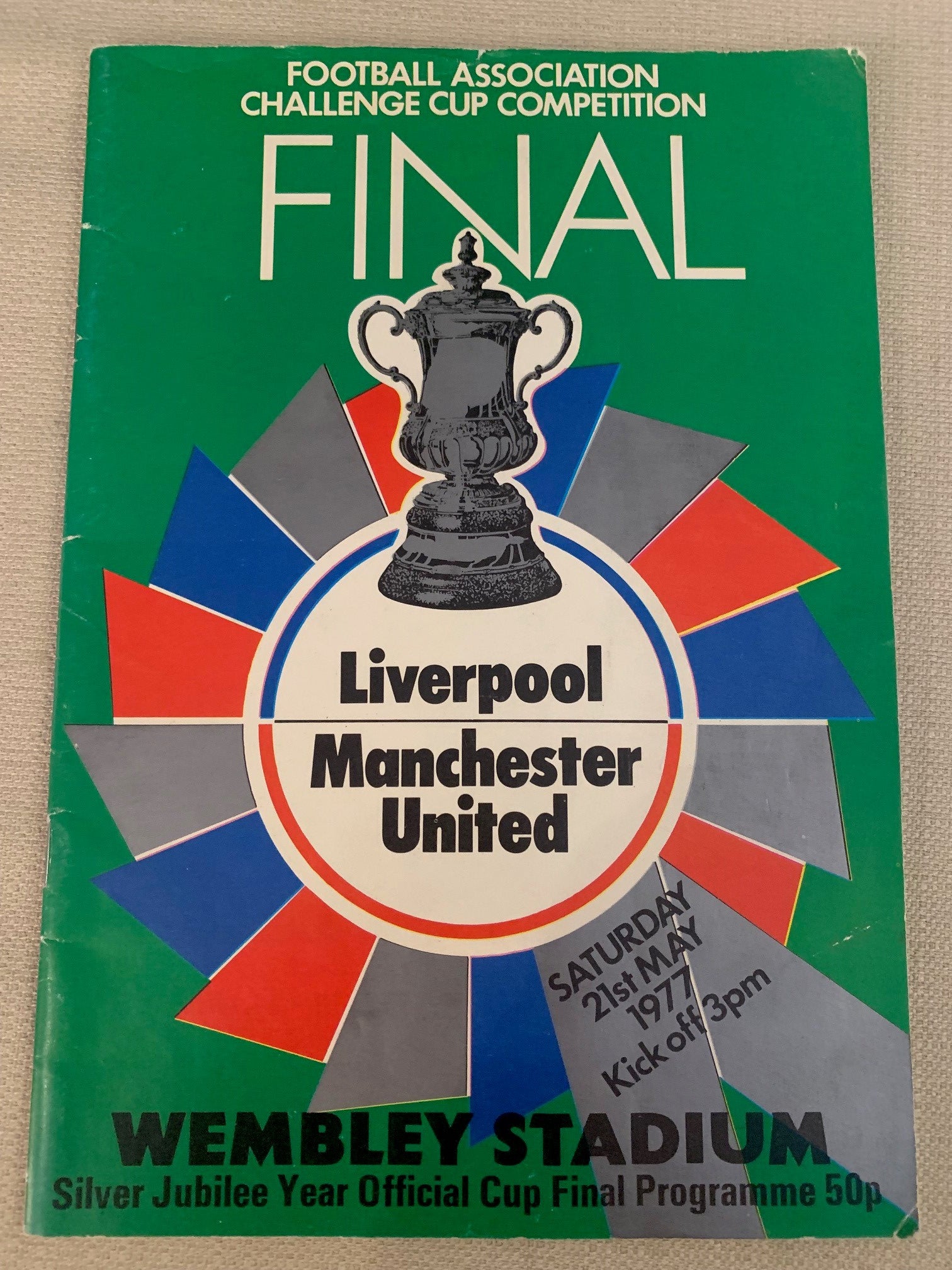 LIVERPOOL - 1977-21.05 - LIVERPOOL VS MANCHESTER UNITED - FA-CUP FINAL 1977